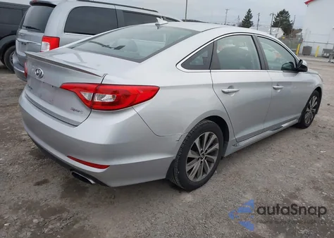 2017 Hyundai Sonata Sport from USA, damaged, VIN 5NPE34AF7HH454445